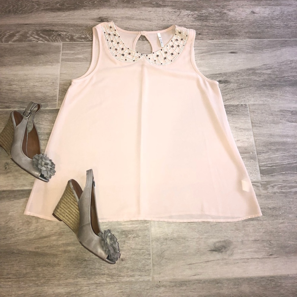 B Jewel Sleeveless Blouse - Picture 1 of 6